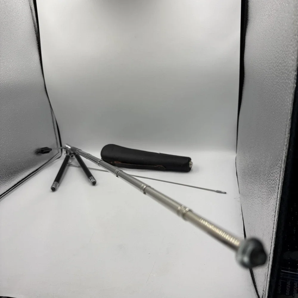 Vintage Telesar ZOMEi M7 Table Top‎ Mini Tripod Pan Tilt Head Black Case Camera